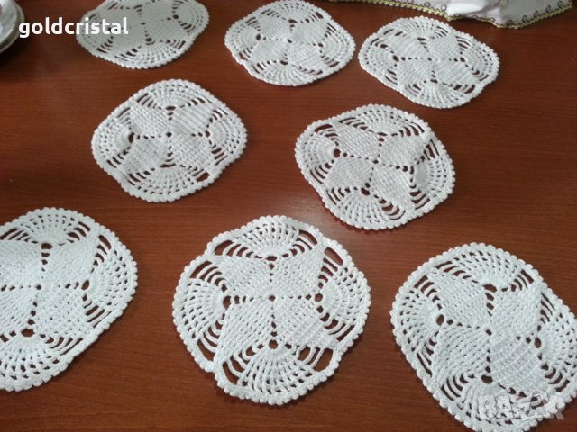 Плетени подложки за чаши , снимка 5 - Антикварни и старинни предмети - 41500493