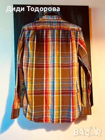 Оригинална мъжка карирана риза Desigual, снимка 3 - Ризи - 55805474