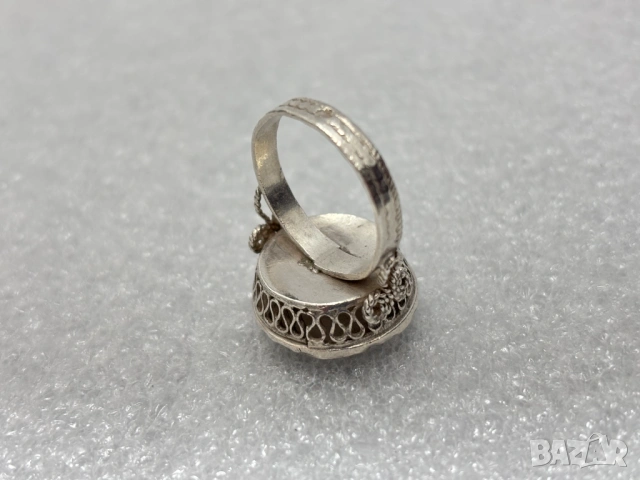 Дамски Сребърен Пръстен (проба 925)- 7,07 грама, снимка 7 - Пръстени - 53511273