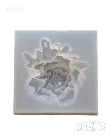 Божур / Карамфил силиконов молд форма за украса торта с фондан шоколад калъп, снимка 2 - Форми - 22536731