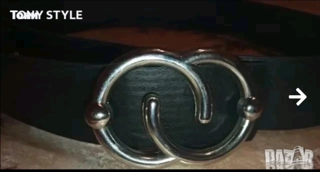 Нов Стилен Дамски Колан от Естествена Кожа 100см., снимка 6 - Колани - 52556415