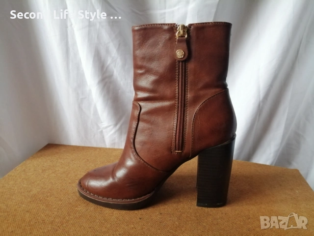 №36 Bata дамски боти естествена кожа, снимка 11 - Дамски боти - 53338541