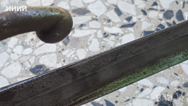 Ятагановиден щик тесак сабя Шаспо, снимка 6 - Антикварни и старинни предмети - 53153677