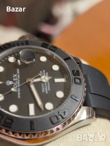 Rolex Yacht Master 42mm Мъжки Автоматичен Часовник Пълен Комплект Самонавиващ се Механизъм , снимка 4 - Мъжки - 53598607