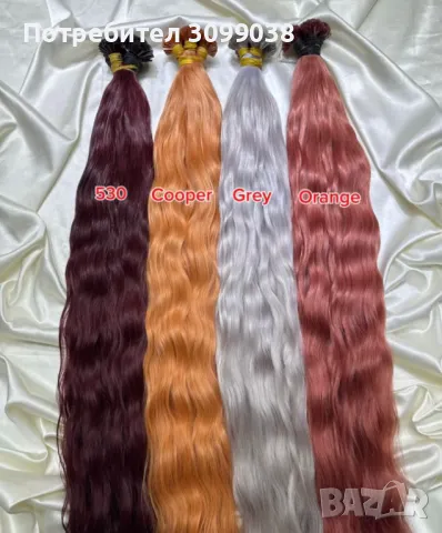 Екстеншъни ЕСТЕСТВЕНА КОСА 200 гр., снимка 2 - Продукти за коса - 50140992