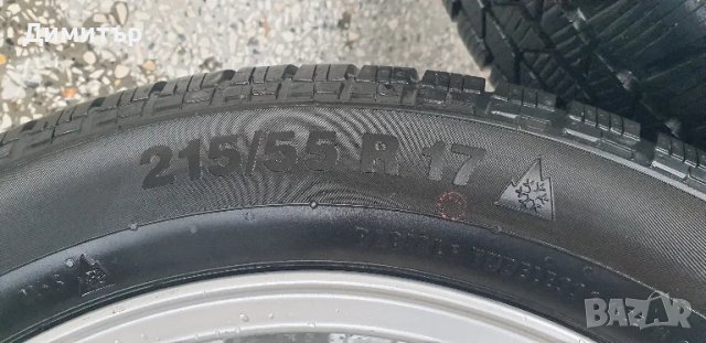 4 броя нови зимни гуми CONTINENTAL 215/55/17 , снимка 4 - Гуми и джанти - 48217918