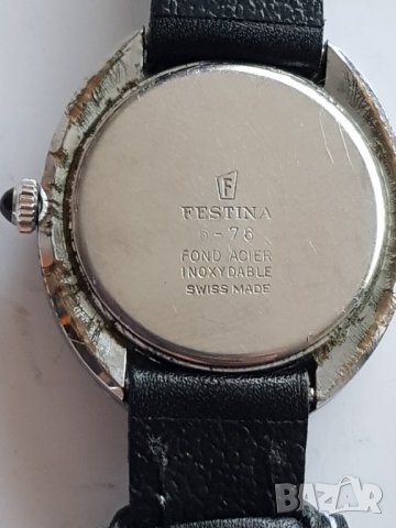 Механичен часовник FESTINA, снимка 4 - Антикварни и старинни предмети - 34542176