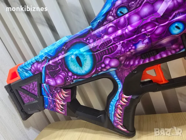 Бластер Zuru X Shot Skins - Enigma, с барабан , снимка 10 - Други - 55744709