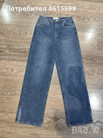 дънки с цепки отстрани 