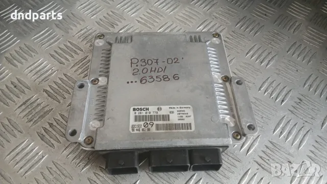 Компютър Peugeot 307 2.0 HDI 2002 0281010779 9644606180 EDC15C2 307 (2000-2008)