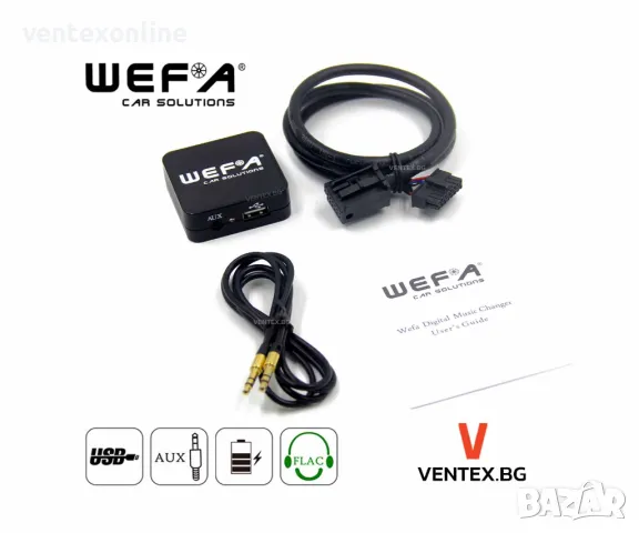 WEFA чейнджър за Citroen C2, C3, C4, C5, C6, C8 с USB и AUX | Hi-Fi