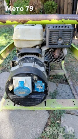 Бензинов 4-тактов генератор за ток PRAMAC E 8000  8 kw, снимка 4 - Генератори - 56058319