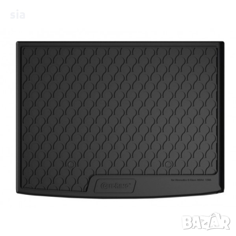     Гумена стелкa за багажник Gledring съвместима за MERCEDES B W246 горно променливо дъно 2011 - 20