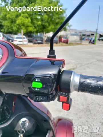 Електрическа Четириколка FM4 LUX 1500W - Червена, снимка 5 - Мотоциклети и мототехника - 42256307