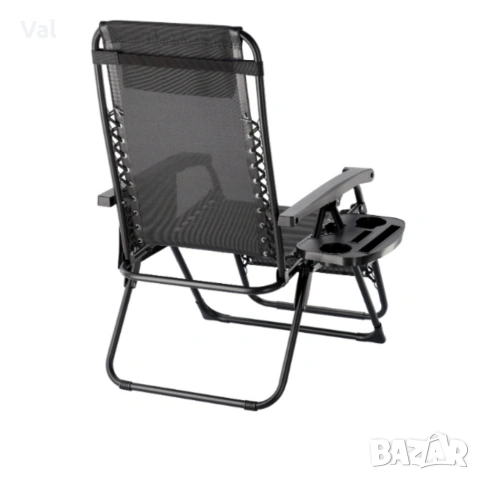 Сгъваем градински шезлонг Zero Gravity - ефект на нулева гравитация за максимален релакс