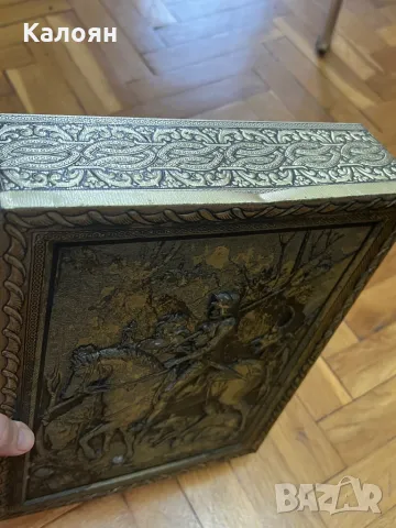 Метална кутия с изображение от Албрехт Дюрер, снимка 4 - Други ценни предмети - 47367914