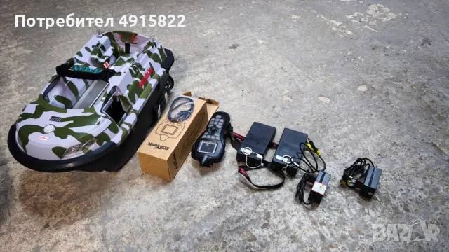 Лодка за захранка Boatman Vulcan GPS, снимка 3 - Екипировка - 55625574