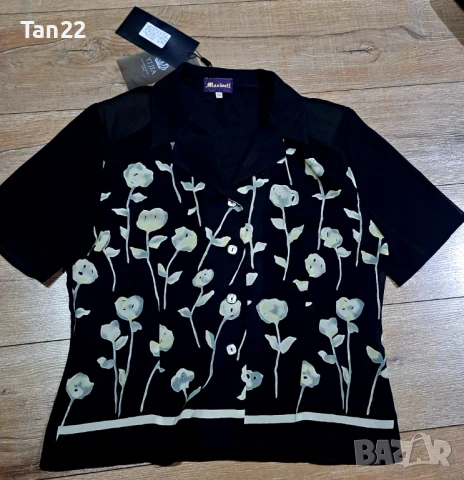 Дамска копринена риза, снимка 6 - Ризи - 51240273