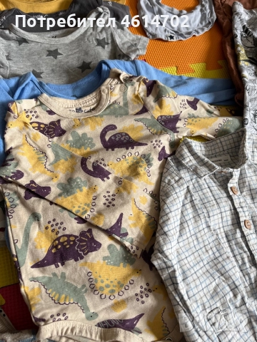 Бебешки дрешки за момче 6-9 месеца, 74cm, снимка 4 - Столчета за кола и колело - 52147640