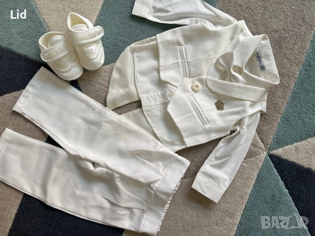 НОВ бебешки официален костюм, снимка 2 - Бебешки гащеризони - 52084990