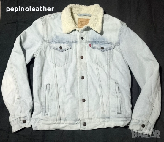 Оригинално дънково яке ЛЕВИС LEVI'S®  Premium Quality Big E Type 3 Sherpa Standard Trucker Jean Jack
