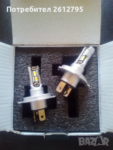 H4 LED крушки за фаровете , снимка 4 - Аксесоари и консумативи - 50107826