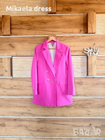 Разкошно суперсвежо oversize сако/рокля.Ежедневно,подходящо и за вечер, снимка 5 - Рокли - 53853978