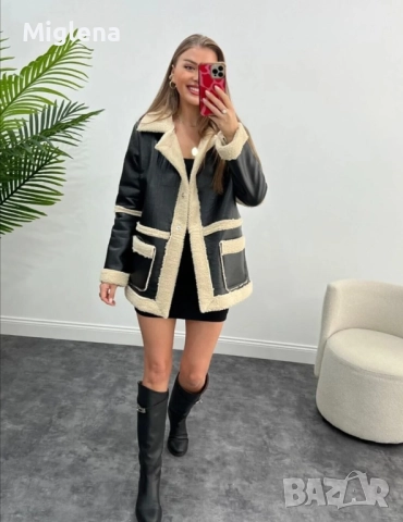 Дамско яке с каракул , снимка 3 - Палта, манта - 51892734