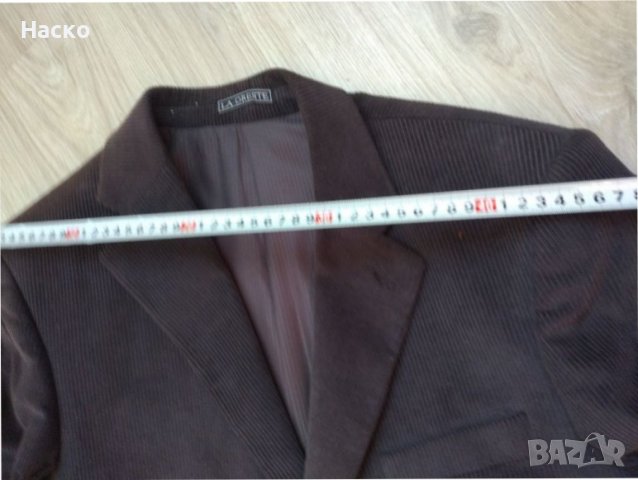  la-oreste ,ново мъжко сако - кадифен рипс, снимка 6 - Сака - 12582188
