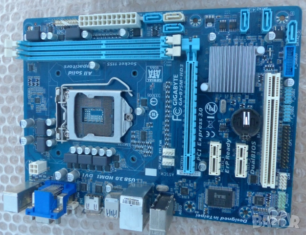 GA-B75M HD3 Socket 1155, снимка 2 - Дънни платки - 52435037