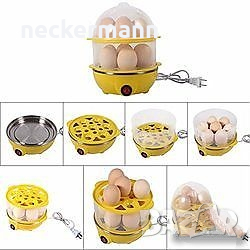 яйцеварка уред за варене на яйца на пара 14 броя, снимка 3 - Съдове за готвене - 36192642