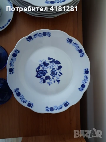 Италиански порцеланов винтидж сервиз 42 части НОВ , снимка 7 - Сервизи - 50634227