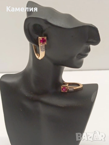 Руско злато , снимка 3 - Обеци - 53520994