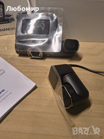 AZDOME 360° 4-канална видеорегистратор за автомобили отпред и отзад, вградена 128GB eMMC, , снимка 4 - Аксесоари и консумативи - 53395365