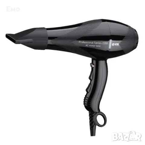 Сешоар, 2200W, AC pro, Йонизация, концентратор и дифузер, снимка 6 - Сешоари - 48207224