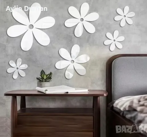 Декоративни огледални стикери, снимка 3 - Декорация за дома - 48774509