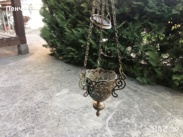 старо възрожденско кандило, снимка 9 - Антикварни и старинни предмети - 51146232