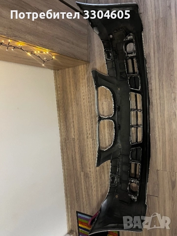 Предна броня за BMW E60 – Оригинална, за ремонт/боя, снимка 2 - Автомобили и джипове - 52874741