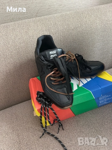 Шикозни маратонки Miu Miu, снимка 4 - Маратонки - 51864917