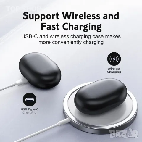 Слушалки Waearmusic Open Ear, F15 Bluetooth, безжично зареждане, дълбок бас, снимка 4 - Безжични слушалки - 49965443