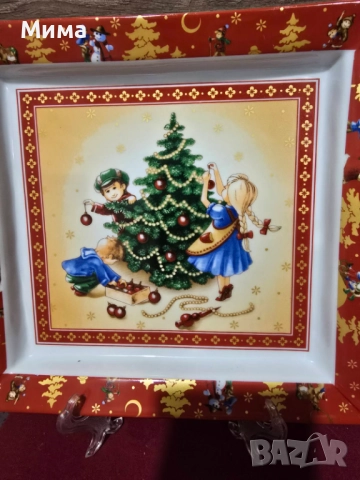 Красиво порцеланово плато на марката Villeroy & Boch, снимка 2 - Аксесоари за кухня - 52535356