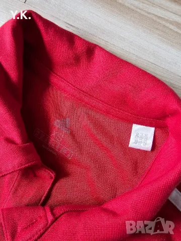 Оригинална мъжка тениска с яка Adidas x F.C. Manchester United / Season 20-21, снимка 4 - Тениски - 49973542