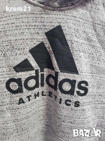 Adidas Youth Sport id номер s мъжко сиво худи, снимка 5 - Суичъри - 34491418