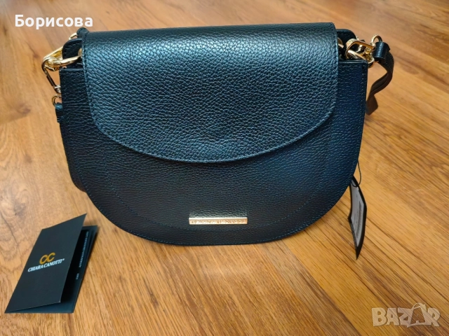 Чанта Chiara Canotti от естествена кожа, снимка 3 - Чанти - 51545978