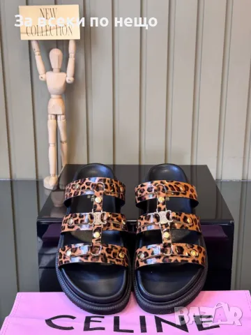 Celine Дамски Чехли Селин - 3 Налични Цвята Код E283, снимка 2 - Чехли - 50415594
