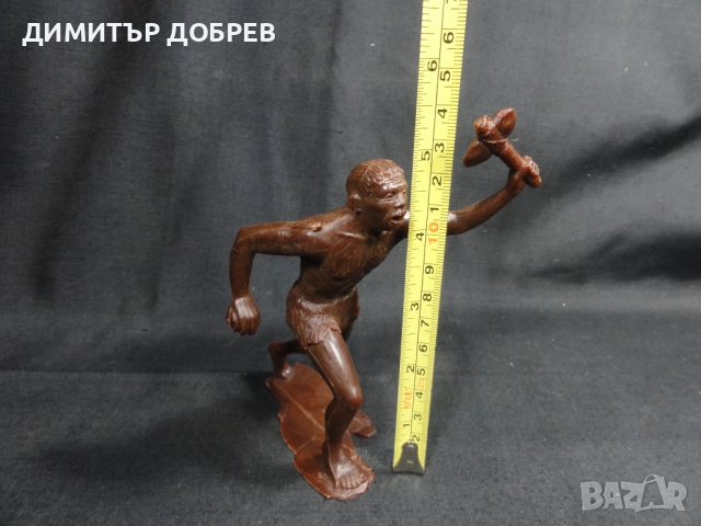 СТАРА РЕТРО СОЦ СССР ПЛАСТМАСОВА ФИГУРКА НЕАНДЕРТАЛЕЦ , снимка 6 - Колекции - 52711915