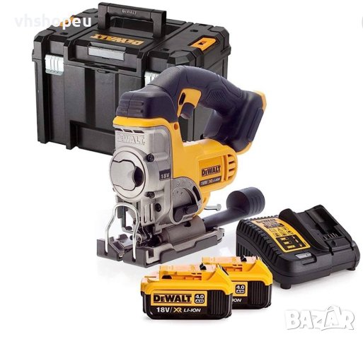 DEWALT DCS331N 18V с 2 батерии 4Ah, зарядно и куфар