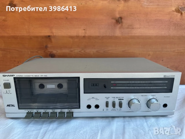 Двуглав касетен дек Sharp RT-100, снимка 1
