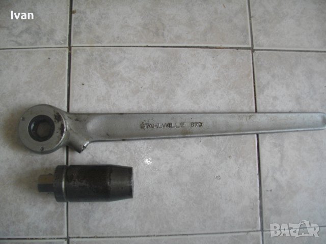 50см-3/4 Камионаджийски Тресчотъчен Ключ-STAHLWILLE 870/Торс 13,5 см BELZER-VANADIUM-EXTRA-GERMANY, снимка 3 - Други инструменти - 40225147
