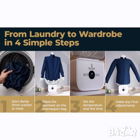 Нов Революционен уред за сушене и гладене на дрехи и обувки, Спестява време и усилия!, снимка 9 - Сушилни - 53387856